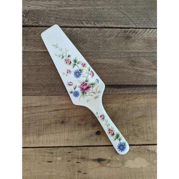 Vtg Andrea by Sadek Porcelain Spring Night Cake Plate and Server Made in Japan - Picture 5 of 9